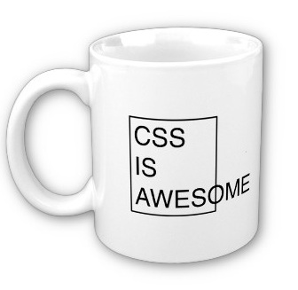 CSS IS AWESOME (design by Steven Frank)