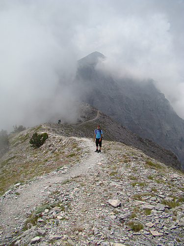 Cloudy on the tops